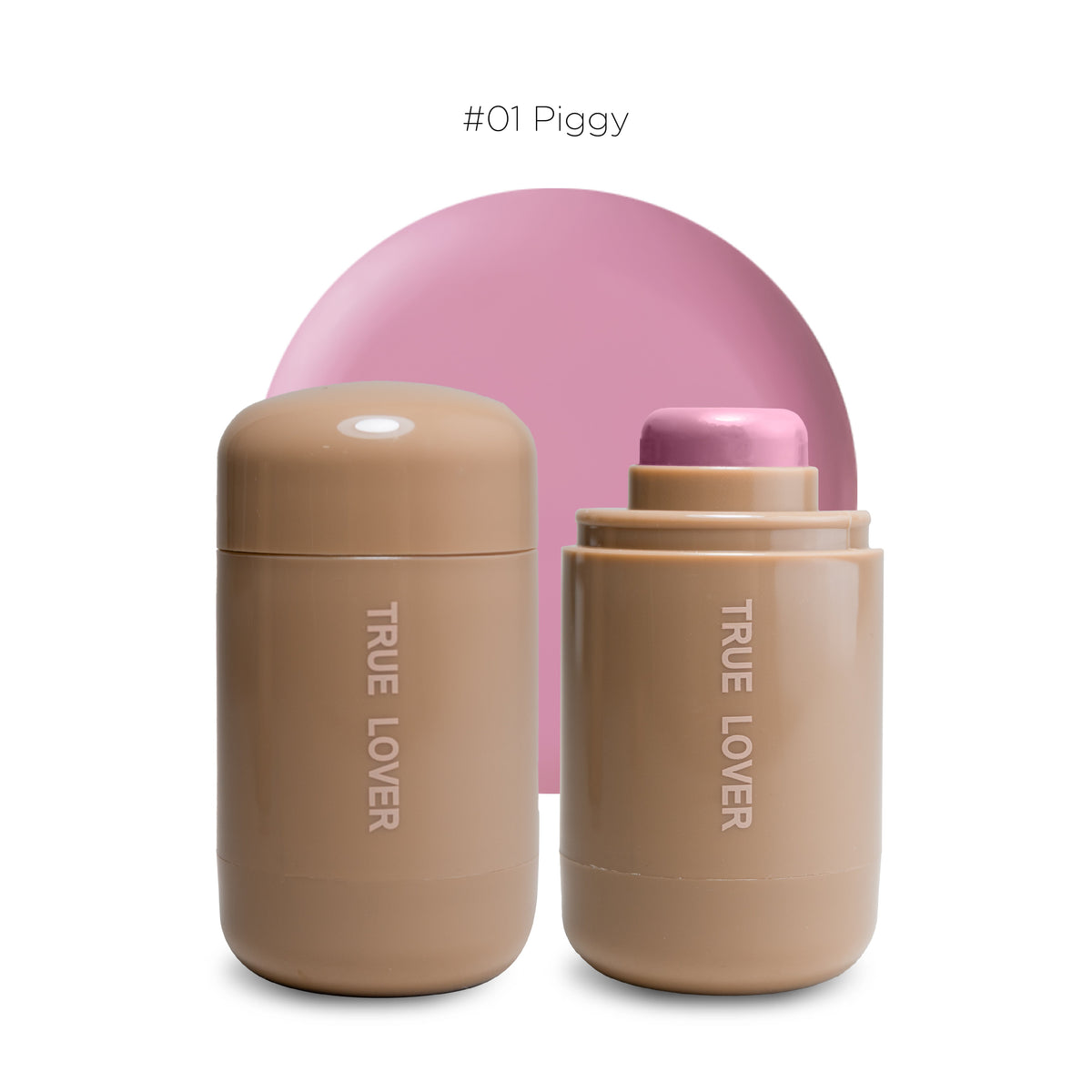 RUBOR EN CREMA PARA MEJILLAS Y LABIOS POCKET BLUSH - PIGGY 01 - Rubor
