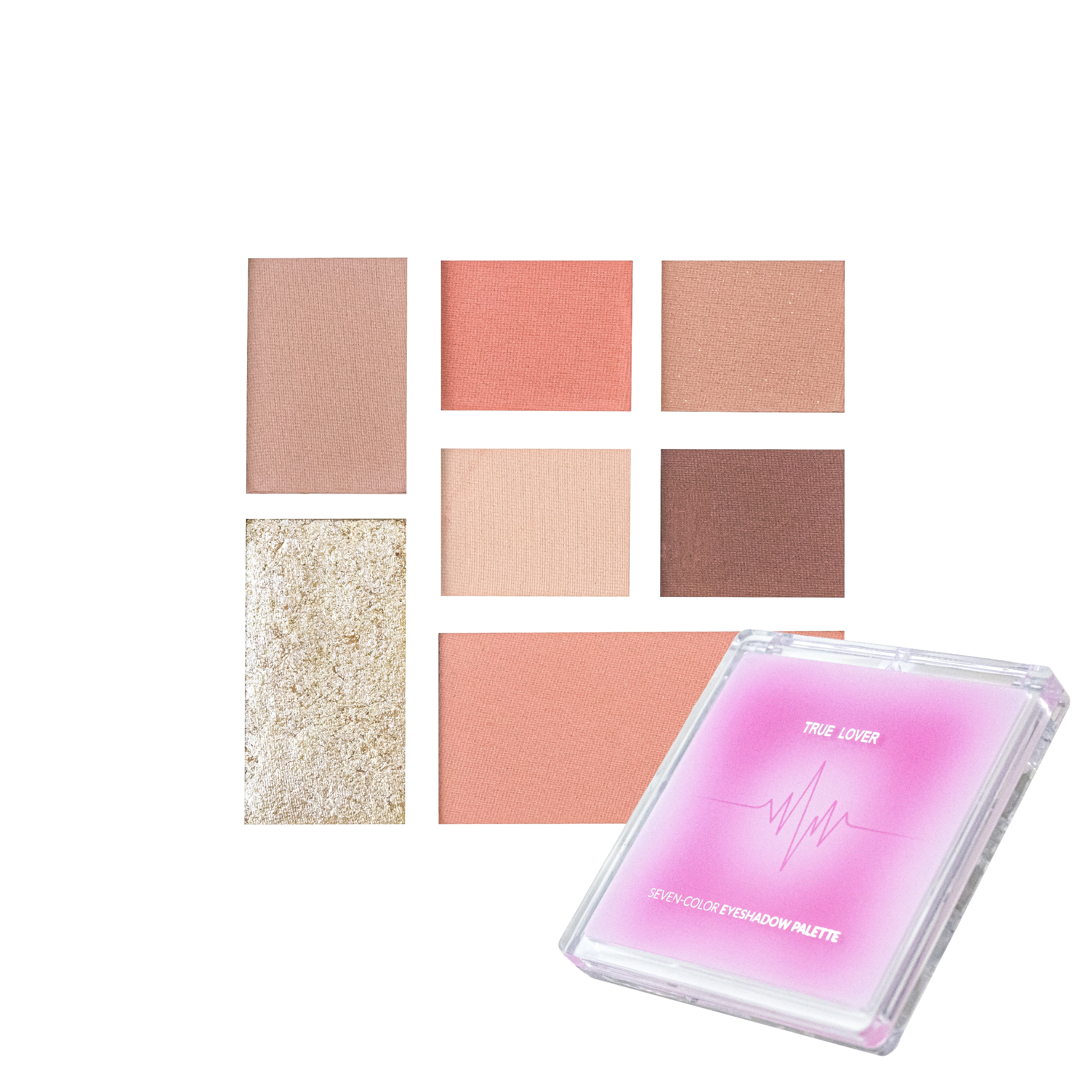 PALETA DE SOMBRAS 7 TONOS - ALHELI 02 - Sombras